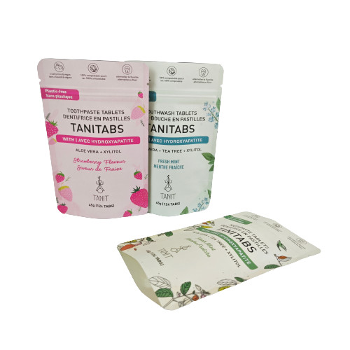 Abgasventil Ja Teebeutel Verpackung für Stehbeutel Kraftpapierbeutel