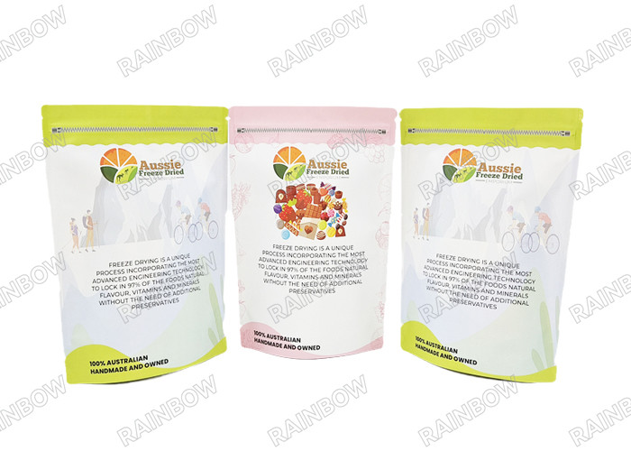 Geruchsfeste Aluminiumfolie Stehen Sie auf Tasche wieder verschließbare Ziplock Kindersichere 28g Mylar Taschen