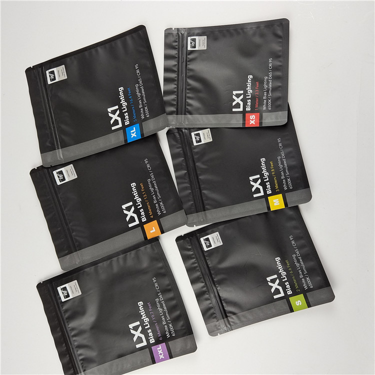 Top Qualität Custom Logo gedruckt Drei Seiten Siegel Taschen für Zahnpflege Verpackung mit umweltfreundlichem und sicherem Material