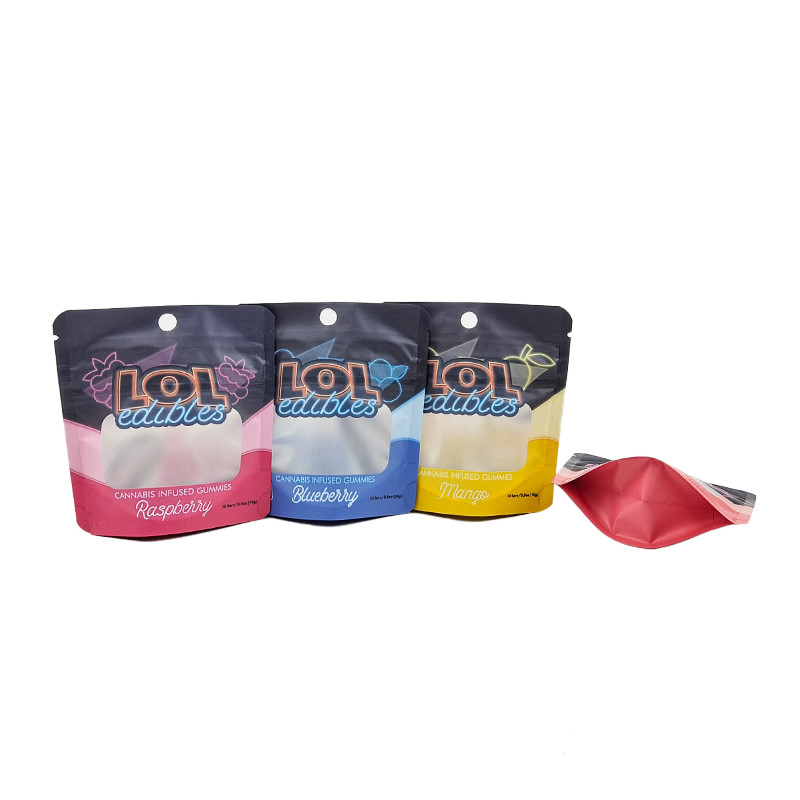 Geruchsdichtes Stand Up Doy Pack Foliebeutel Verpackung für Kaffeebohnen Lebensmittel Saatgut