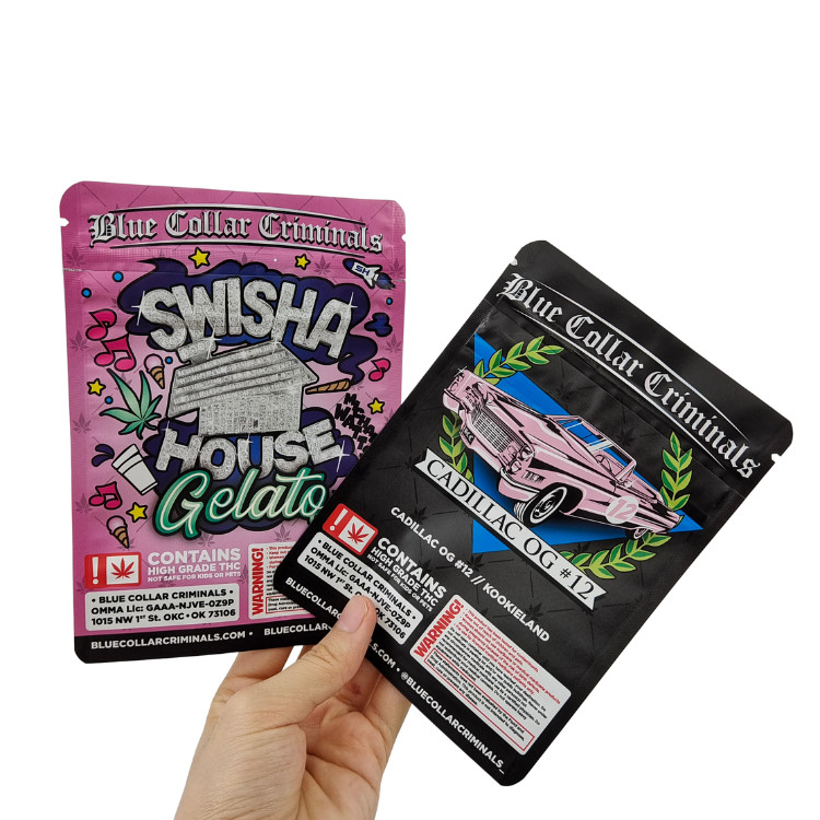 Verpackung von pflanzlichen Weihrauch mit Laminationsfilm für individuelle Bedürfnisse