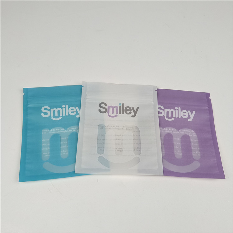 Klarer Zahn Aligner Mylar Drei Seiten versiegelte Plastiktüten Verpackung undicht und feuchtigkeitsdicht