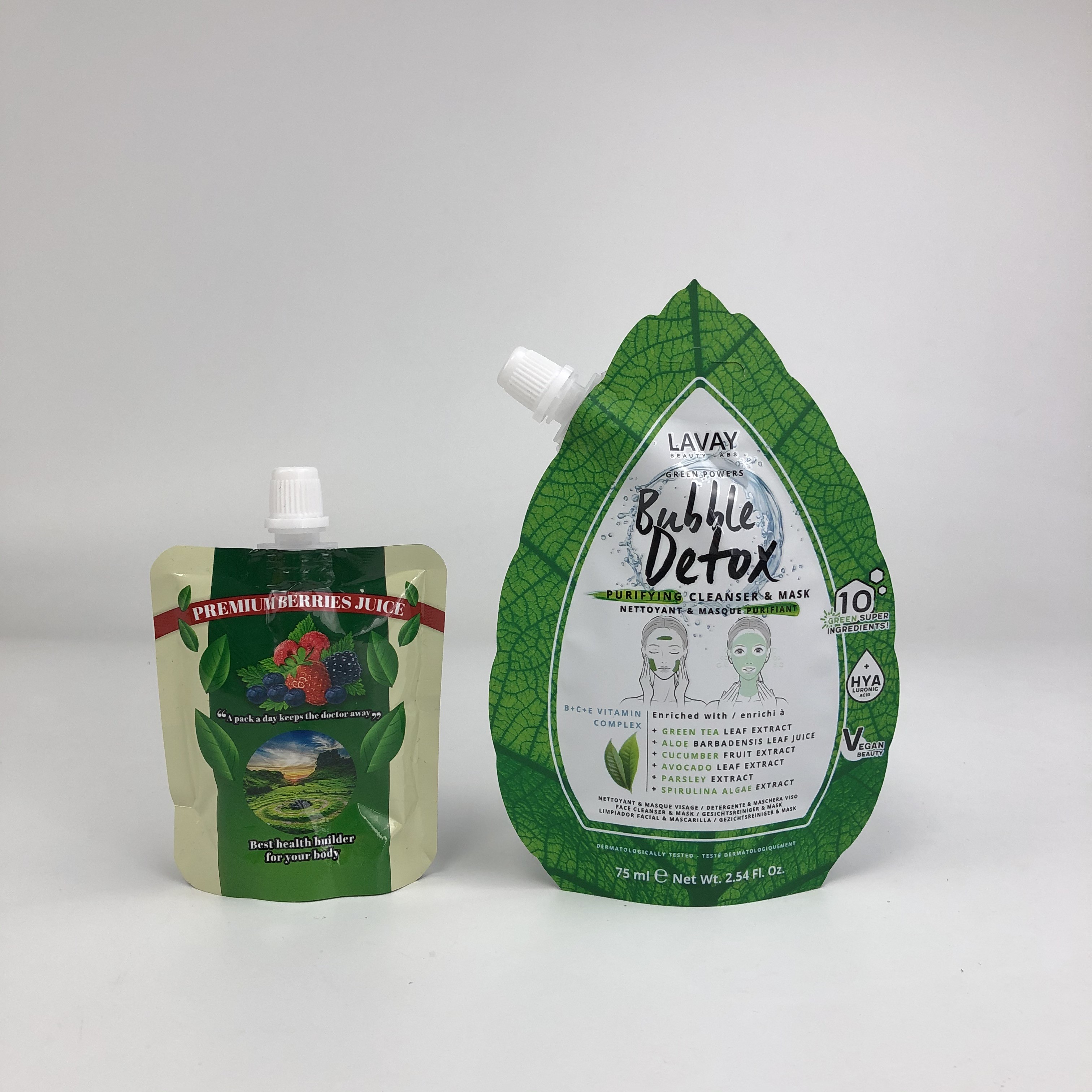 Hochwertiges Custom Logo Druck Neues Design Wiederverwendbarer Auslassbeutel Nahrungsmittel Getränke Saft Milchbehälter Versiegelbare Beutel