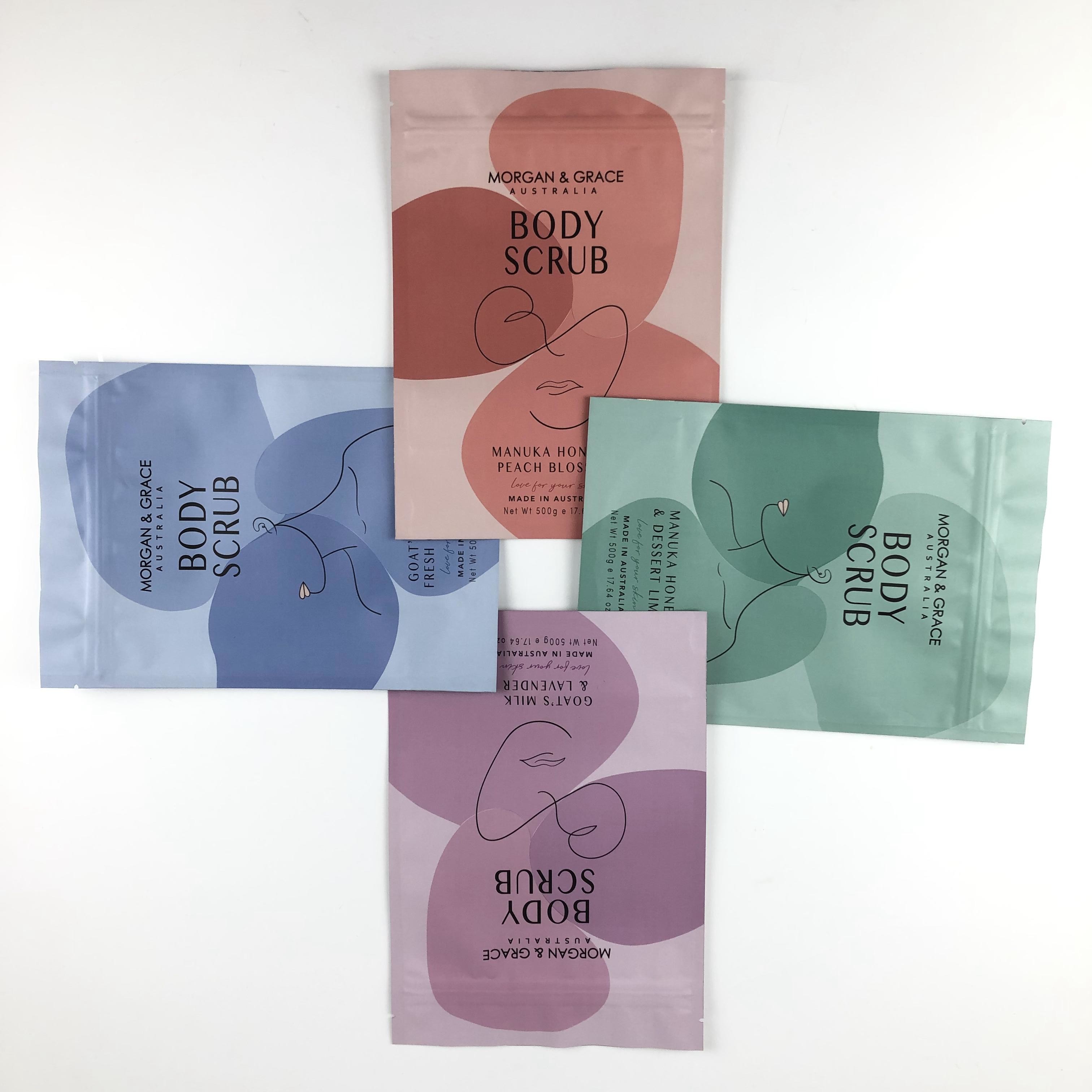 CDR AI PSD PDF Design Datei Badsalz Mylar Taschen für Kosmetik Taschen angepasst