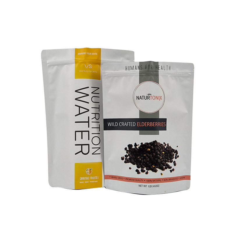 Farbeffekt Glanz- oder matte Teebeutel Verpackung in wieder verschließbaren Stehbeuteln