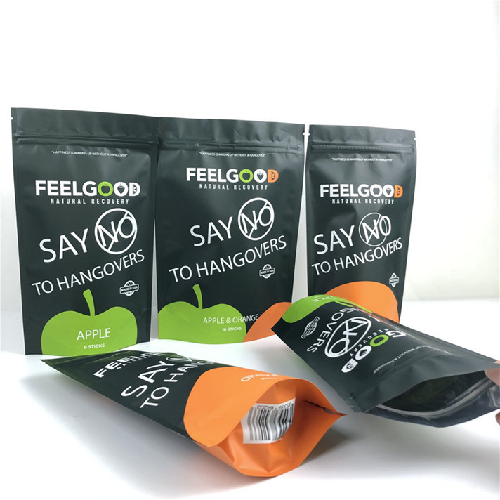 Custom Logo gedruckt Stand-up Reißverschluss Tasche Geruchsfeste wasserdichte Kunststoffverpackungstüten