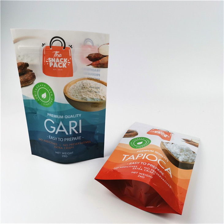 Umweltfreundliches und sicheres Material Glanzveredelung Maß und Design angepasst Aluminiumfolie Mylar Doypack