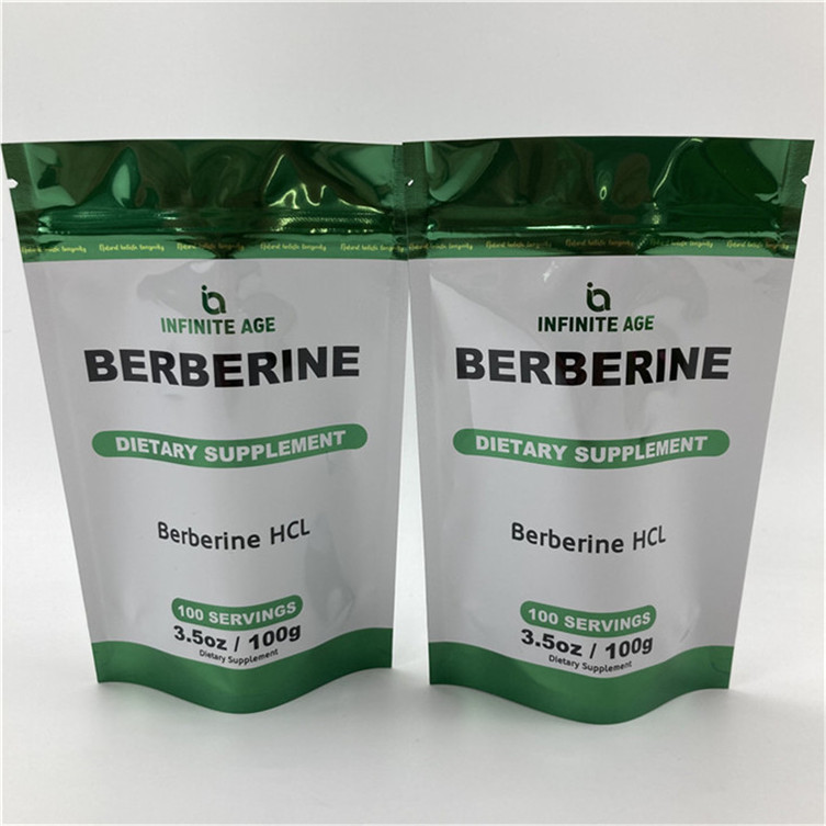 Großhandel Aufschlag auf Maßstab aufrecht stehende leere Tasche Qualitätssicherung Verpackung Mylar Aluminiumfolie Taschen mit Tränenknochen