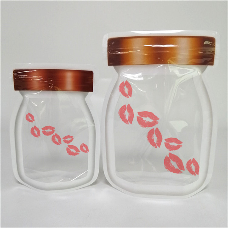 Neues Design Bestseller Maßgeschneiderte Dicke Maßgeschneiderte Logo gedruckt Stand Up Reißverschluss Tasche Kunststoff Lebensmitteldichtung Verpackung