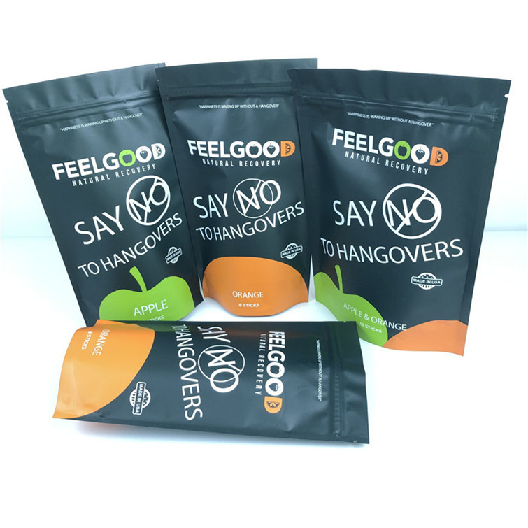 Individuelle Größe und Design Bedürfnisse Stehende Aluminiumfolie Reißverschluss Tasche Geruchsschutz Individuell gedruckt