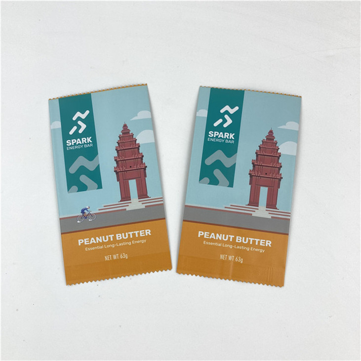 Custom Design Easy Tear Line Drei Seiten versiegelte Mylar Verpackungstüte Akzeptiert Bis zu 10 Farben verfügbar