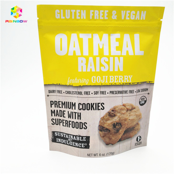 Umweltschonendes und sicheres Material Snackverpackungstüten Akzeptiert bis zu 10 Farben verfügbar