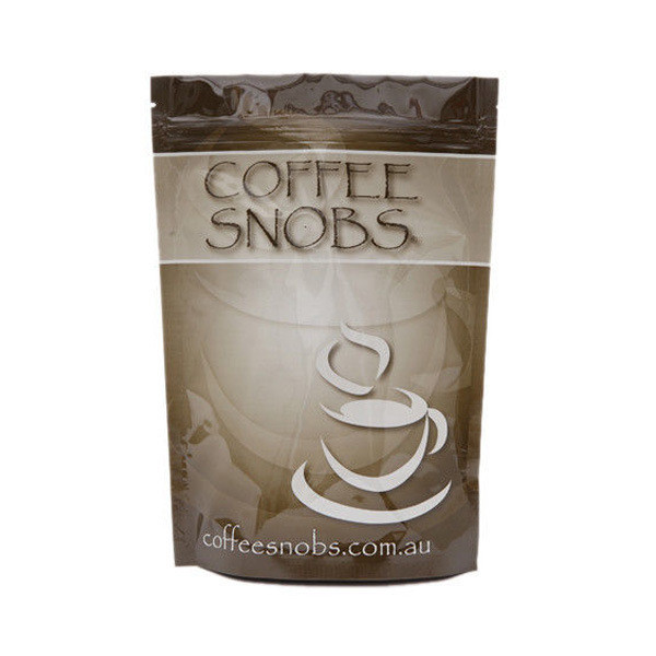 Verpackentasche der Kaffeebohne der flachen Unterseite des quadratischen Blockes der Gewohnheit 250g 500g 1kg mit Reißverschluss