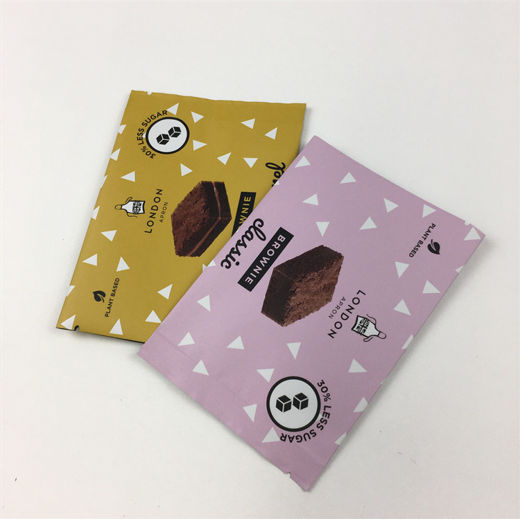 Feuchtigkeitsdicht 200g Rückseite Versiegelungstüten Kekse Schokoladen Tränenschlitten Tüten