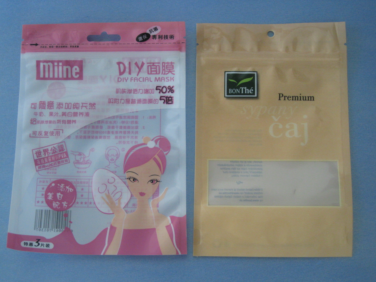 OPP/CPP-PET/-HAUSTIER Verpackentasche Bpa Comestic frei mit Zipverschluß