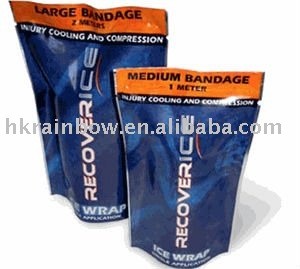 Nahrungsmittelgrad PET stehen oben die Imbiss-Plastikbeutel, die mit Reißverschluss für Nahrung verpacken