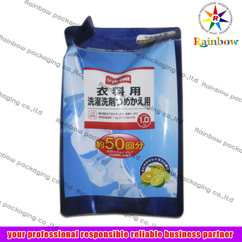 OPP stehen oben Aluminiumfolie-Beutel-Verpackentasche für Reinigungsmittel