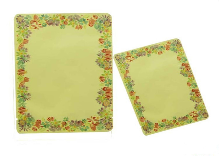 Seite des Goldkristall-drei versiegelte Plastiktaschen für Auge/Gesichtsmaske, freundliches Eco