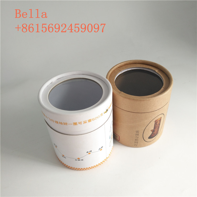 Umweltfreundlicher Papierkasten, der kundengebundene Form mit klarem Fenster verpackt