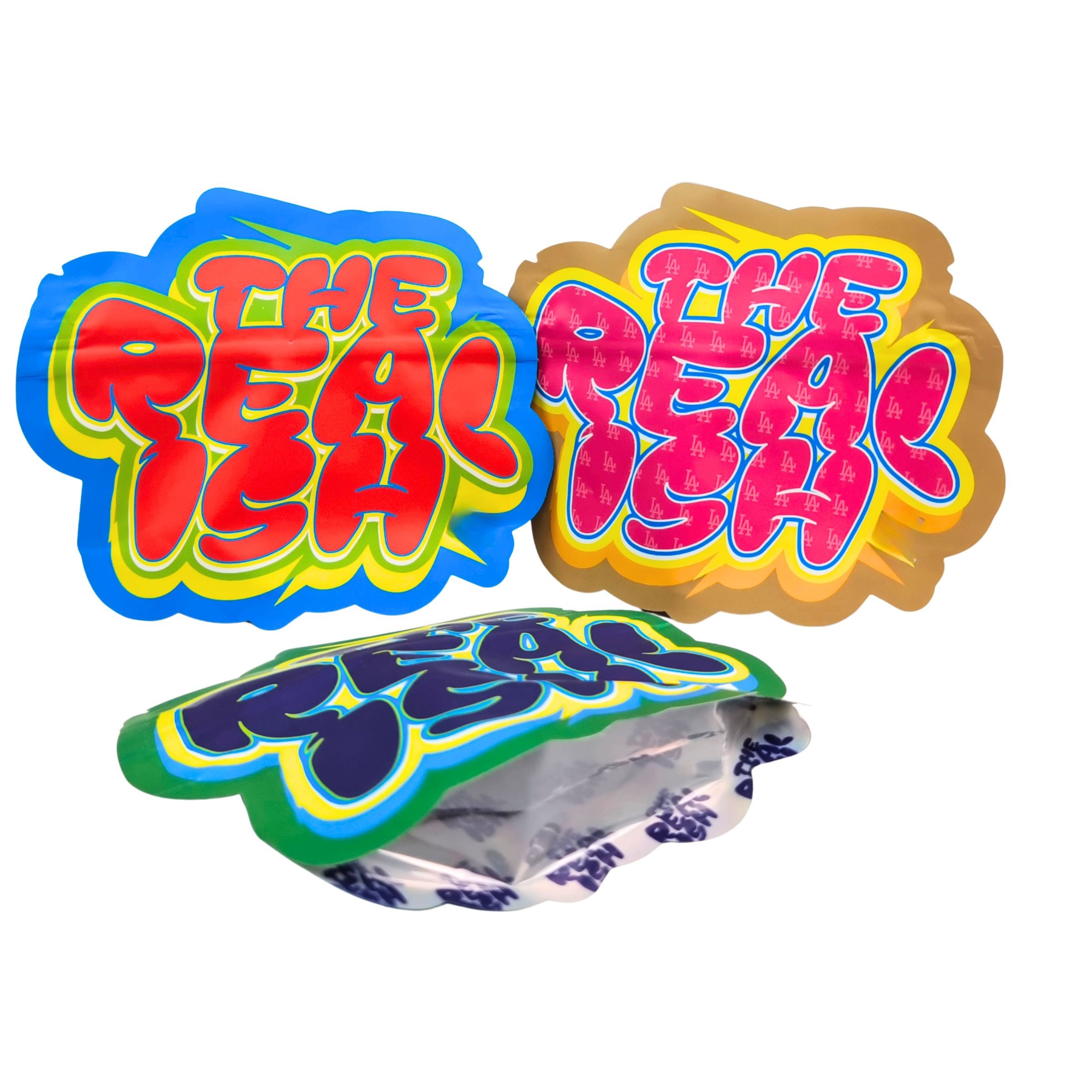 3.5g 7g 14g Ziplock Mylar Tasche Essbare kindersichere Aluminiumfolie für Kekse Gummi