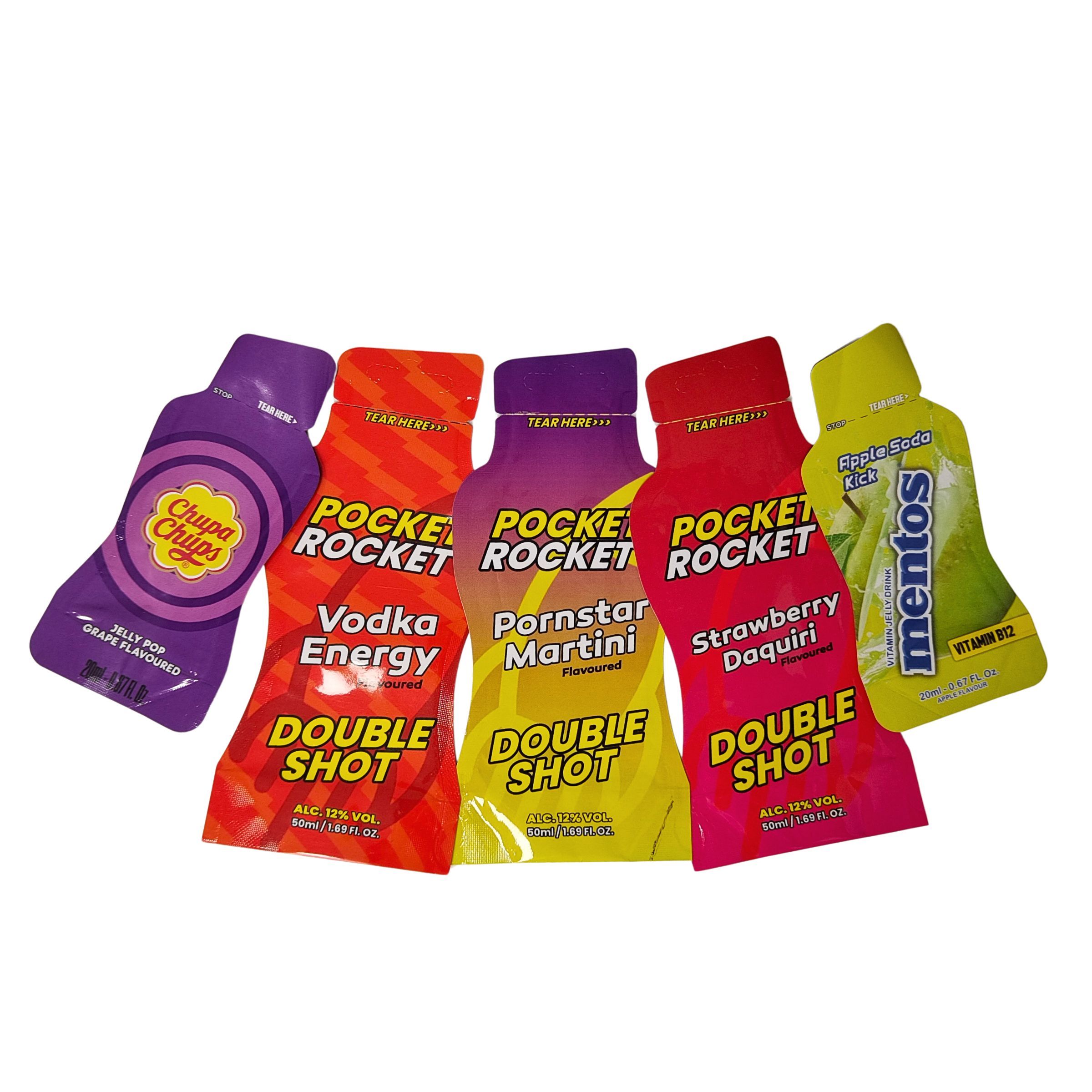 Besonders gedruckte holographische Mylar-Tasche wieder verschließbare biologisch abbaubare Verpackung für Lebensmittel-Snacktaschen