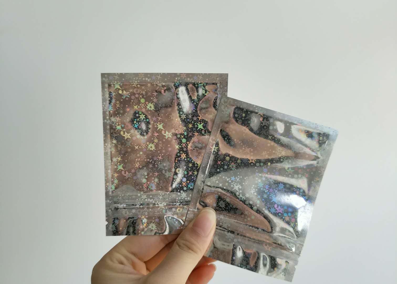 Kundengebundener Struktur-Aluminiumfolie-Beutel 5 Millimeter-Seiten versiegelt für Zigarette