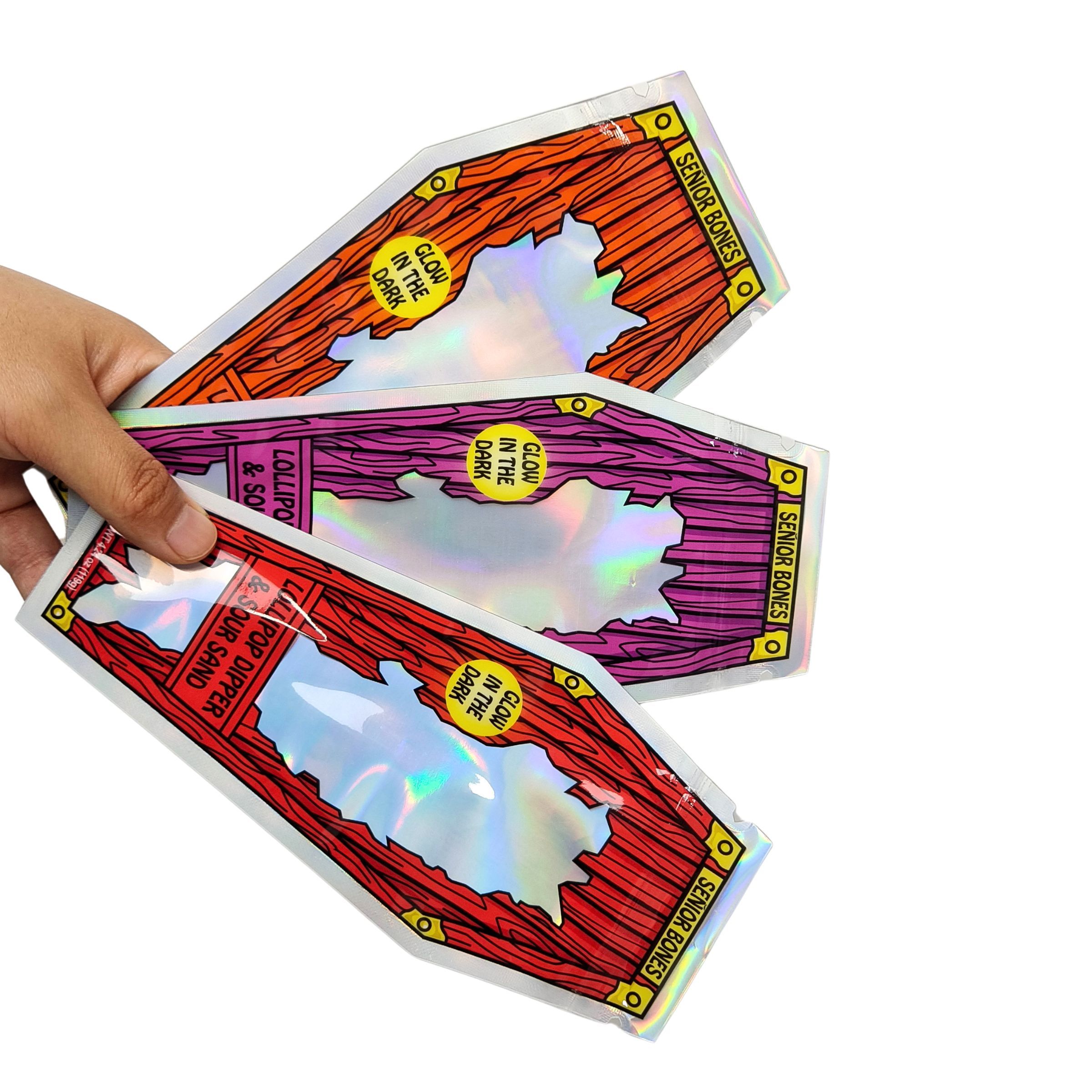 Tabakblatt  Bonbon Keks Gummibärchen Trockenblume Kraut Grabba-Blatt Stanzung 3,5g Mylar-Beutel