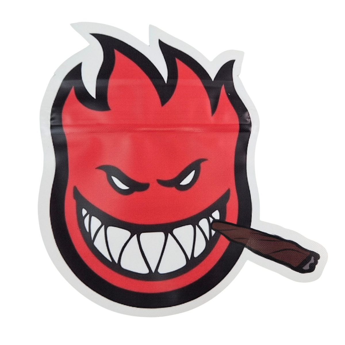 Essbares Cali 3,5g 7g Mylar Ziplock Soft Touch Geruchsdichter Unregelmäßig Geformter Keks Stanzverpackung Plastikbeutel