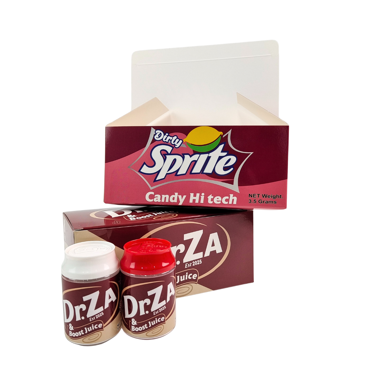 PET-Plastik-Lebensmittelkiste 3,5 g Soda-Süßigkeiten mit verdrehtem Deckel