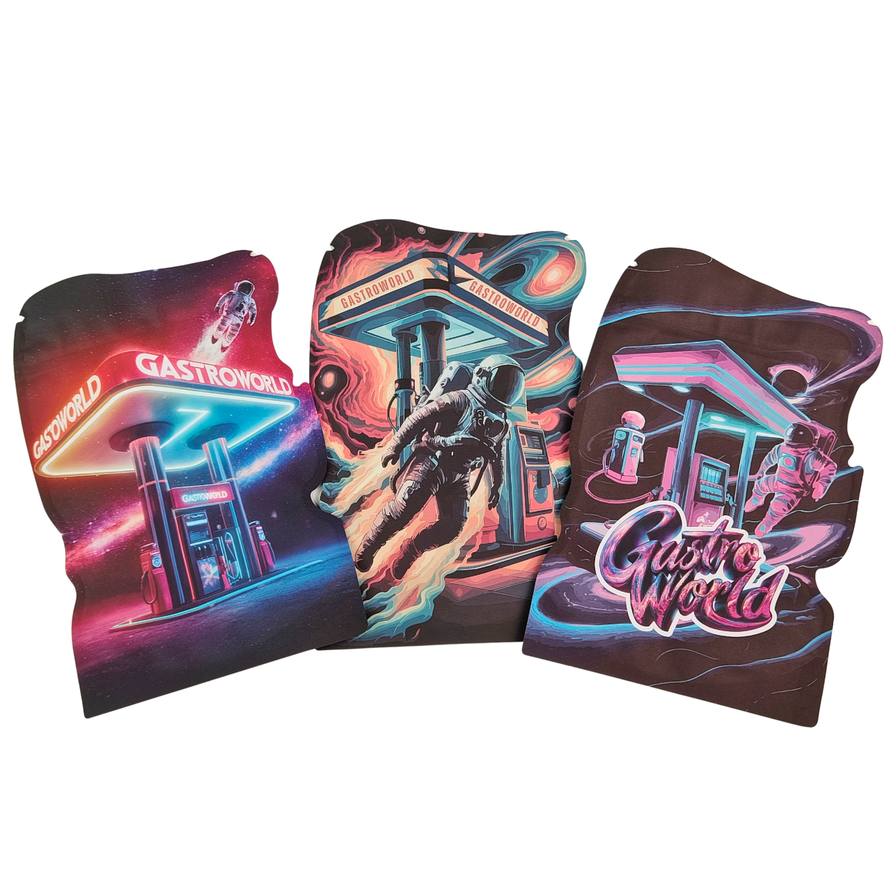 Custom Die Cut Mylar Taschen 3,5g-28g mit Kinderschutz Reißverschluss