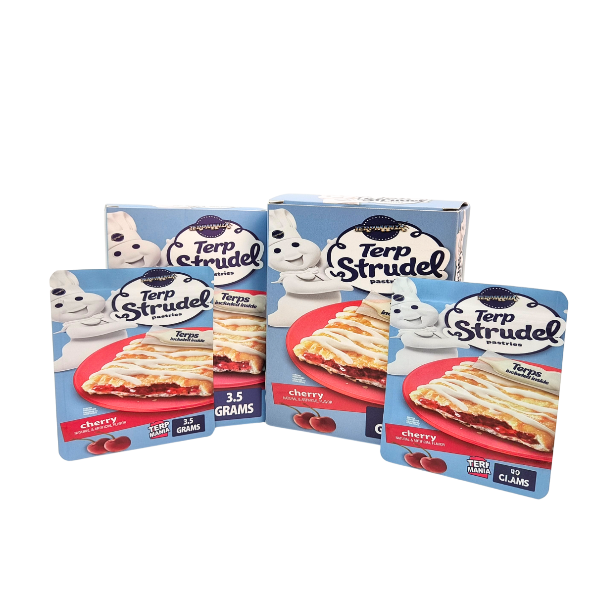 Individuelle 3,5g 7g 14g Geruchsdichte Mylar-Beutel mit Boxen