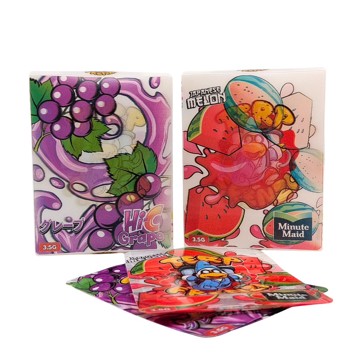 Kundenspezifische 3,5 g Kindersichere Mylar-Tasche für Snack-Verpackungen