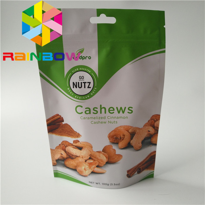 Folienlaminierte Spezialpackung für Snacks 100 g Mylar k für Kekse / Trockenfrüchte