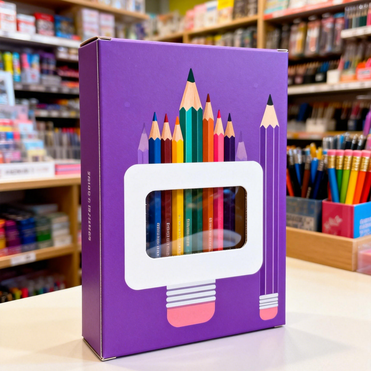 Individuelle Papierbox mit Klarsichtfenster und 350g Stärke für Lebensmittelverpackungen