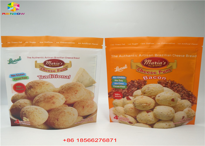 Feuchtigkeitsfesten Riss-Kerben die mit Reißverschluss stehen oben Beutel-Tagessatz-Aluminiumtaschen für Imbiss