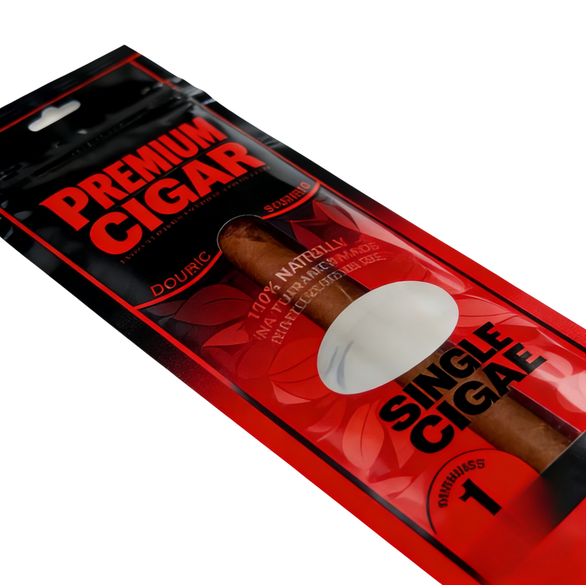 Custom Printed Smell Proof Holographic Mylar Bag with Three Side Seal Ziplock Pouch