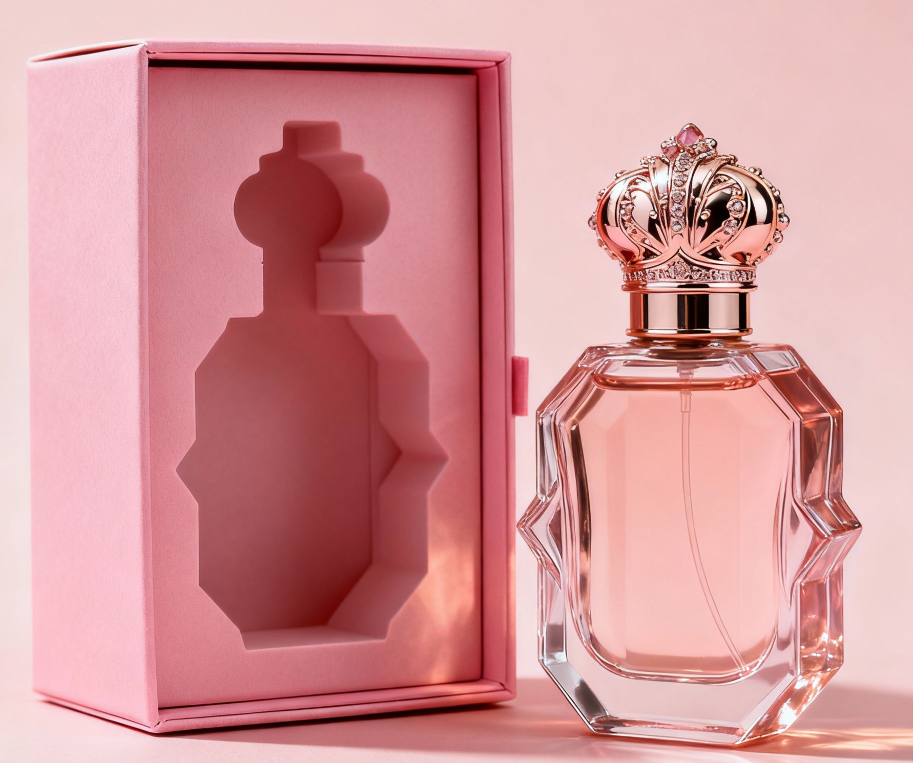 Custom Luxus Weißkartonboxen für Parfümflasche 50ml 100ml Box Top Deckel Parfüm Set mit Premium Geschenkbox