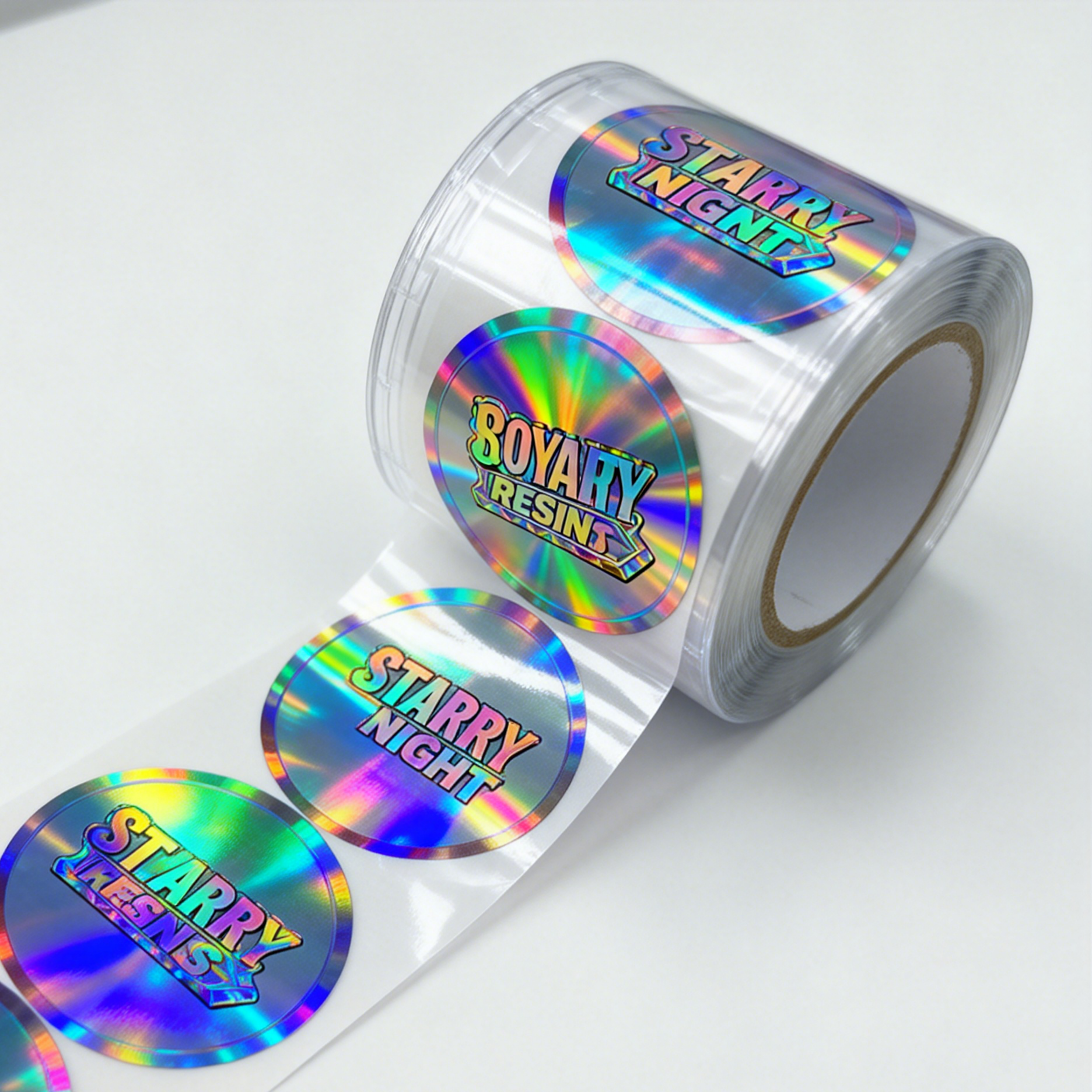 Wasserdichtes Vinyl-Aufkleber mit Holographischem Design für Geschenke und Handwerk
