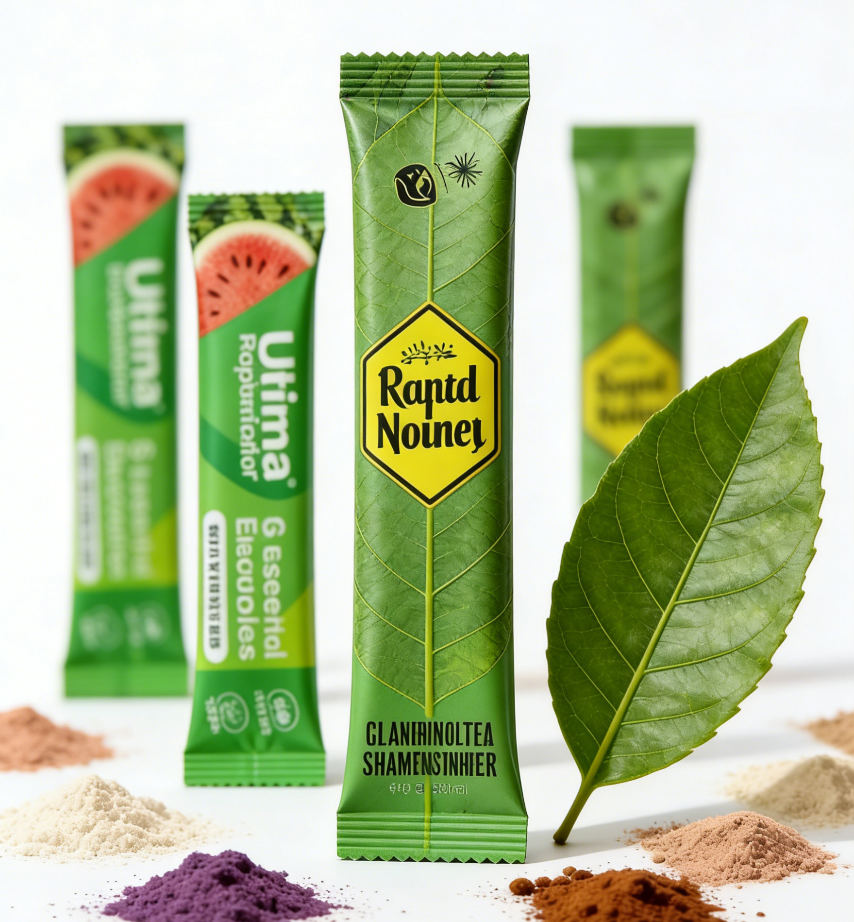 Benutzerdefinierte 1 g 3 g 5 g Milchtee-Pulver-Kollagenpulver-Beutel Heißsiegelbarer, recycelbarer PET-Aluminiumfolien-laminierter Lebensmittelbeutel mit Reißverschluss