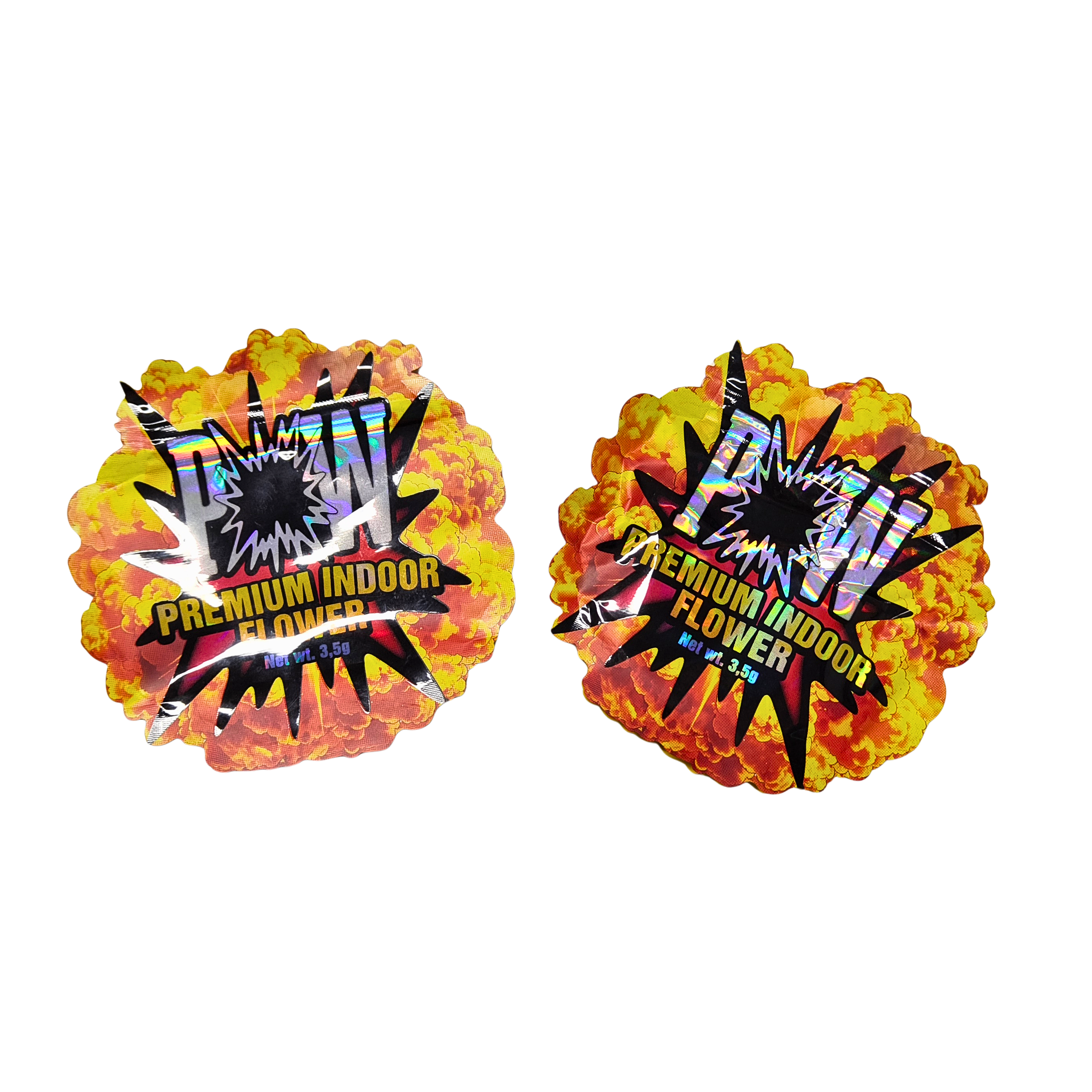 Benutzerdefinierte holografische geruchsdichte kindergesicherte Mylar-Beutel mit wiederverschließbarem Reißverschluss für Snackverpackungen