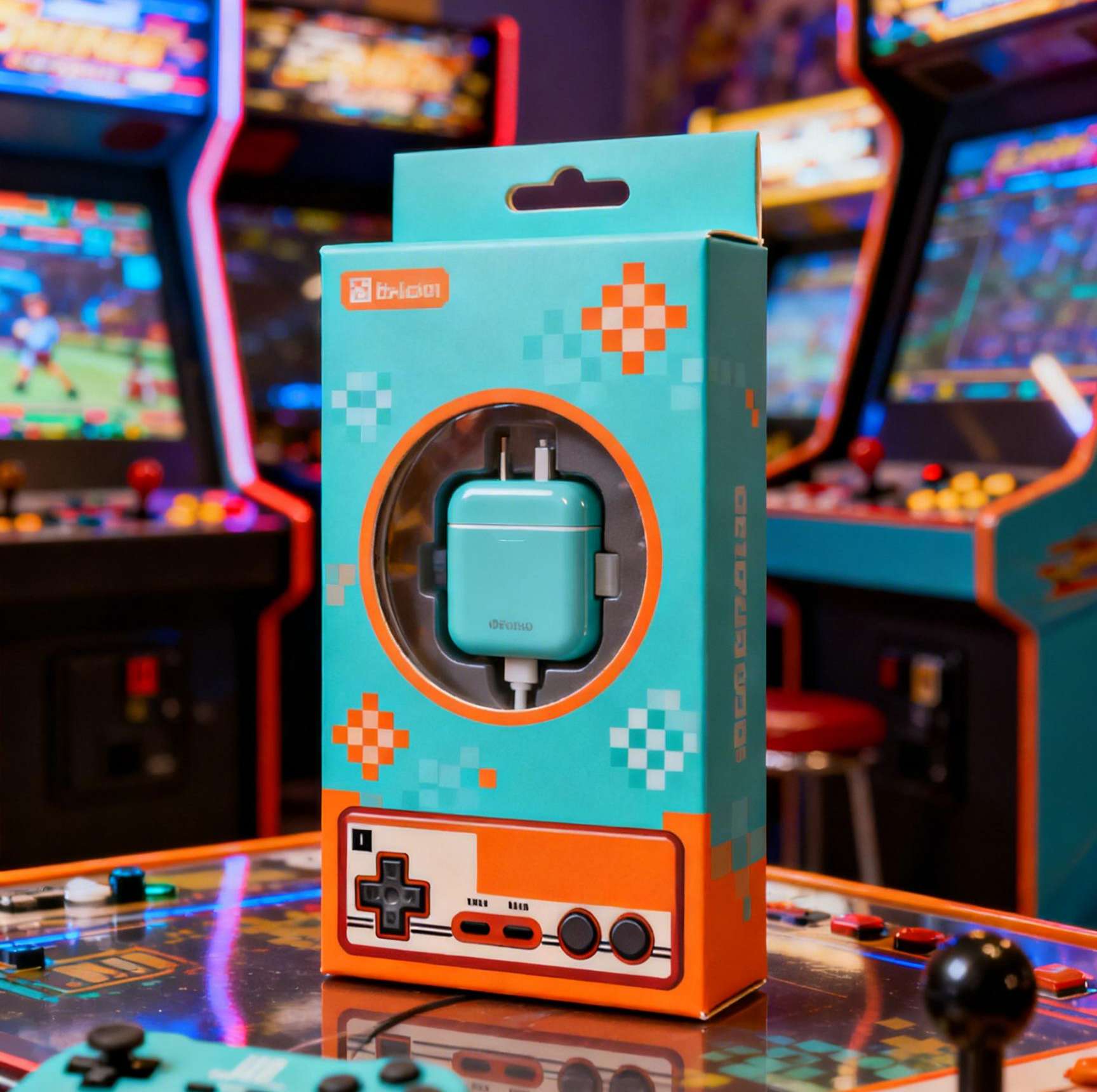 Anpassungsfähige Menge 350 g Dicke Papierbox mit Warmstempelveredelung für USB-Kabelverpackungen