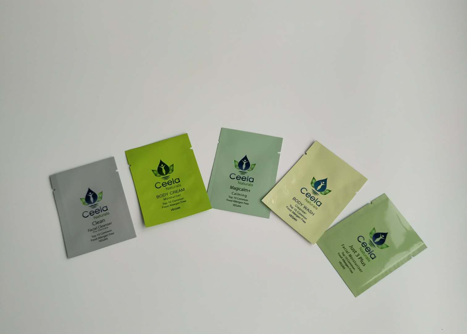 Haut-Creme-kosmetisches Verpackentaschen-Digital-Druckbeutel-kundenspezifisches Kissen 5ml