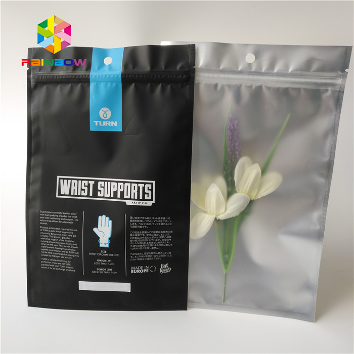 Telefon-Kasten-Plastik mit Reißverschluss Siegeltaschen, stehen oben die versiegelte Seite der Reißverschluss-Beutels-drei