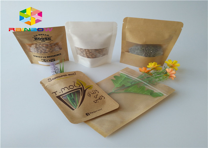 Matteffekt kleine Aluminiumfolie-Zipverschluss-Papiertüte-Verpackenbeutel Doypack für Nahrung