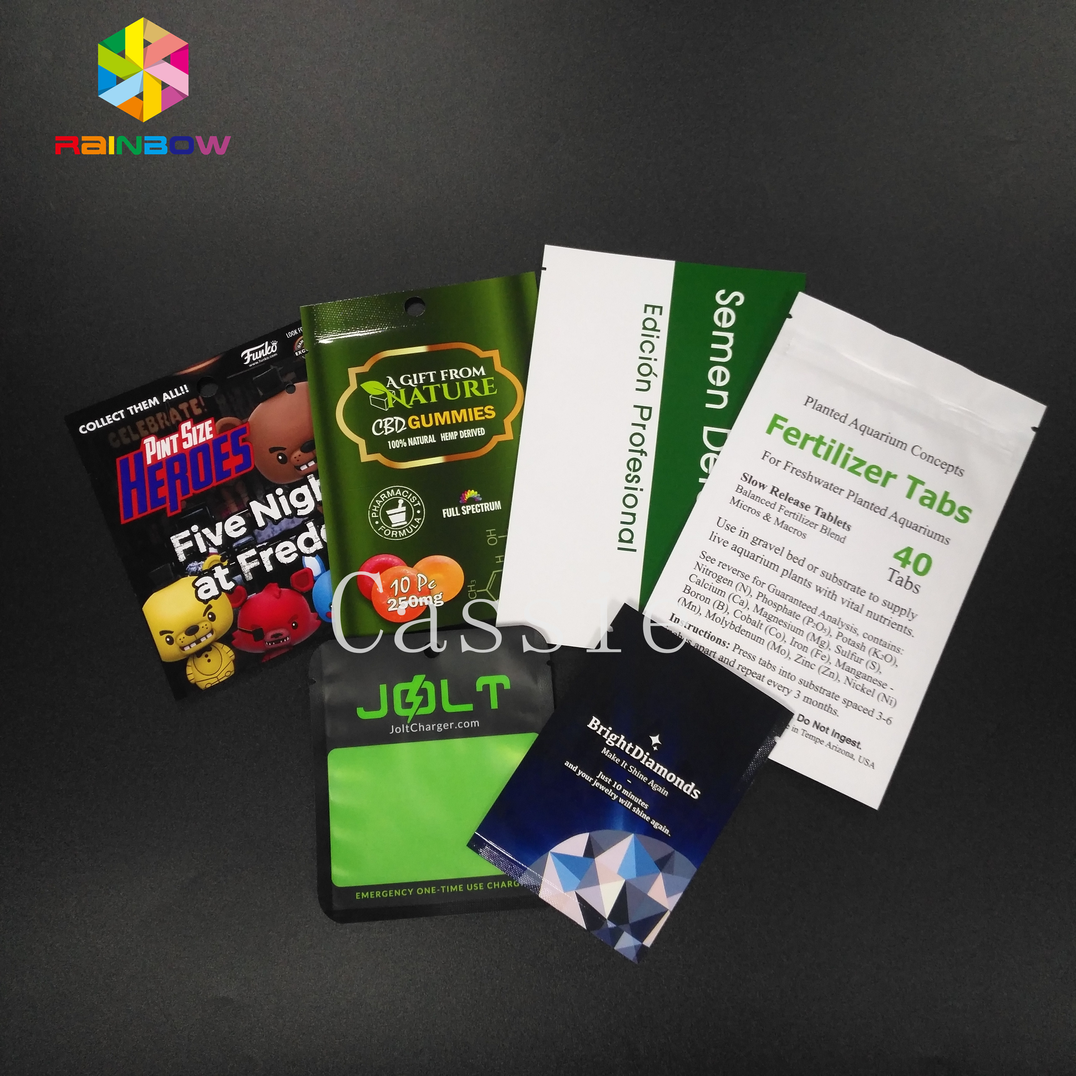 Kosmetische Gesichtsmaske stehen oben feuchtigkeitsfeste das Reißverschluss-Beutels-Plastikverpackungsmaterial