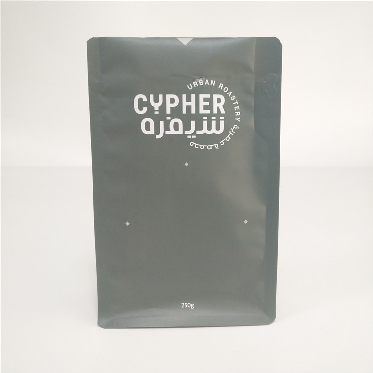 Taschensaudi-arabien Kaffeetaschen 100g 250g 340g 500g 1kg 2 Kilogramm 4kg 8 machen Seitenmit reißverschluß mit einfachem Riss/Entgasungsventil Reißverschluss zu