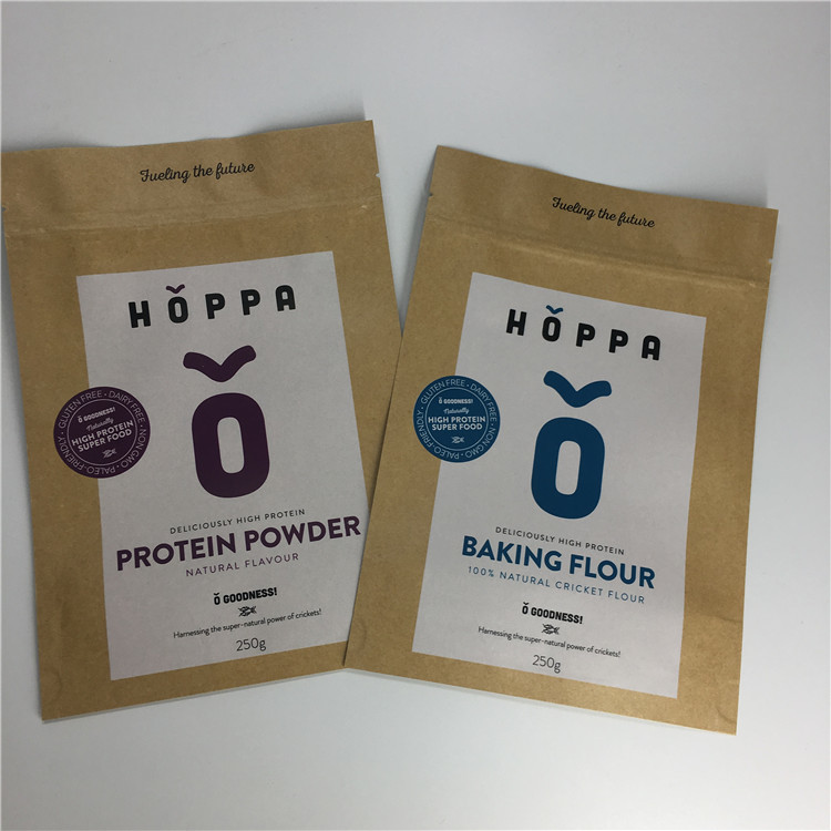 Brown Kraftpapier Paperstand herauf Mikrometer-Stärke der Beutel-120-140 für Pulver-Gewürze