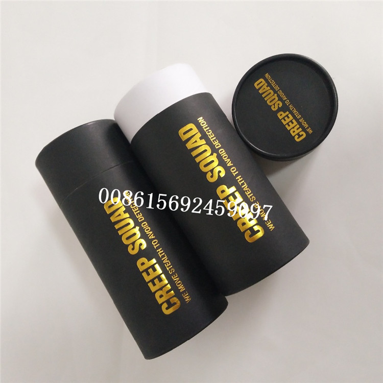 Biologisch abbaubare Papppapierkasten, der kundengebundenes Logo mit Golddem stempeln verpackt