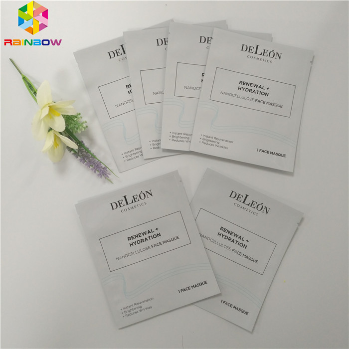 Seiten-Dichtungs-Masken-Plastikpaket der Aluminiumfolie-kosmetisches Verpackentaschen-Gesichtsverpackungs-3