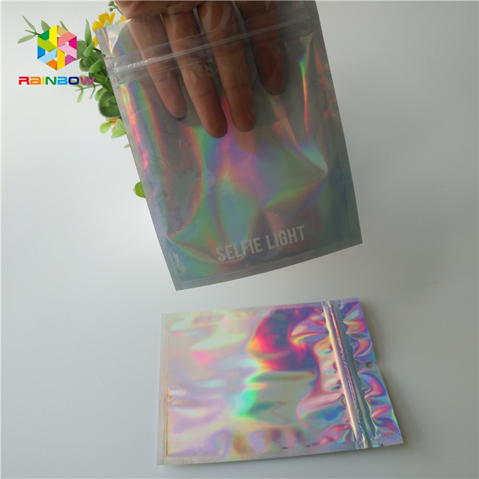 Ganz eigenhändig geschrieben die Hologramm-Reißverschluss kundengebundenen Papiertüten stehen oben CMYK für Kosmetik